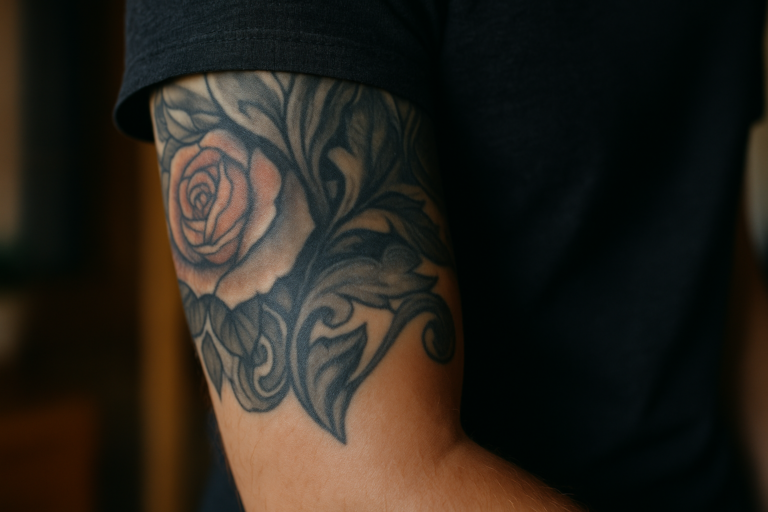 tatouage qui blanchit